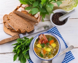 Parzybroda świętokrzyska, wiosenno - letnia zupa z młodej kapusty