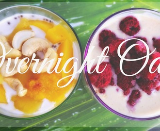 Overnight Oats – Mango Coconut & Raspberry Pancake Flavor