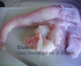 Coda di rospo o rana pescatrice in salsa rosa
