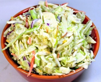 Honey Apple and Cheddar COLESLAW - 52 Grilling Time Secrets and Church PotLuck Sides