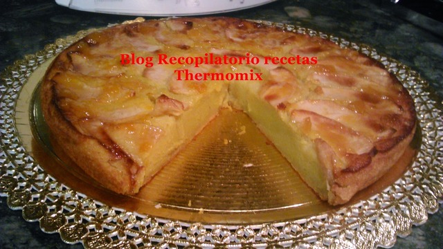Tarta de manzana con thermomix