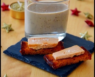 ★ Recette de fête ★ Crème de champignons au tapioca et toast de foie gras
