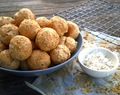 Herby Wholemeal Parmesan Profiteroles