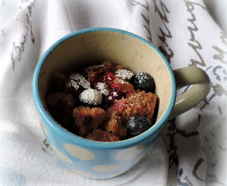 Berry French Toast in a Mug (Diabetic Friendly)