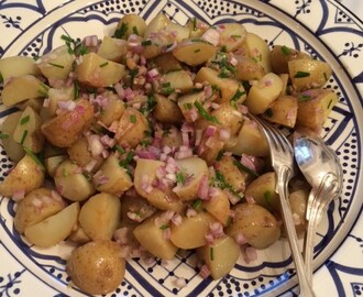 Delia’s potato salad with vinaigrette