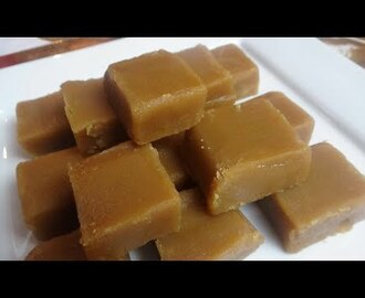 الحلوى الكندية المشهورة  سكر بالكريمة بذوق الكراميل  / Sucre à la crème