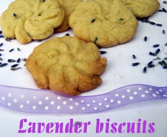 Lavender biscuits aka Cookies à la Lavande