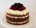 Chocolate Blackberry Layer Cake