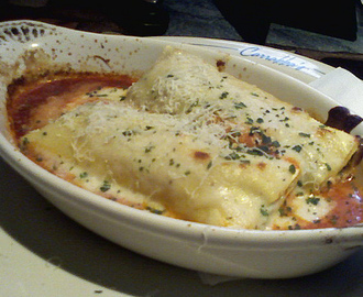 Chicken and Spinach Cannelloni