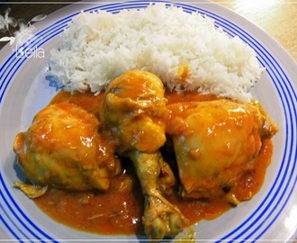 Pollo al Curri con arroz basmati