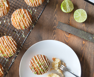 Lime and white chocolate muffins + baking the perfect showstopper with Bosch PerfectBake