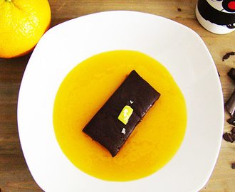 Chocolate con aceite de oliva y naranja