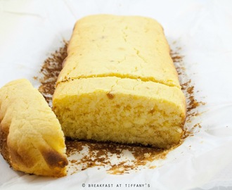 Plumcake con farina di riso e ricotta al limone / Rice flour plum cake with lemon ricotta cheese
