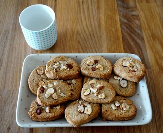 Biscuits châtaigne-noisettes (sans sucre)