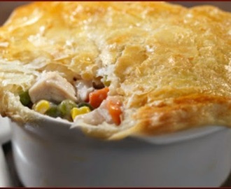 ♥ Chicken Pot Pie with Puffed Pastry