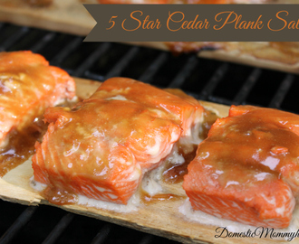 5 Star Grilled Cedar Plank Salmon the Perfect Summer Recipe
