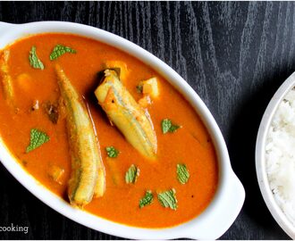 Nethili meen kulambu | Nethili fish curry