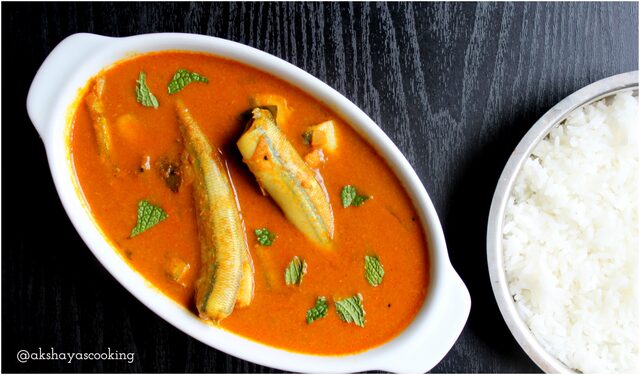 Nethili meen kulambu | Nethili fish curry
