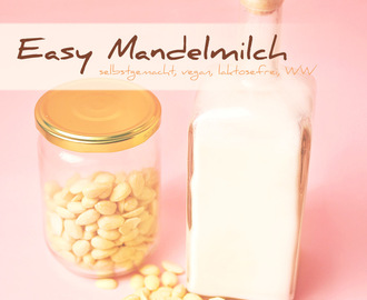 Easy Mandelmilch | laktosefrei, vegan, WW