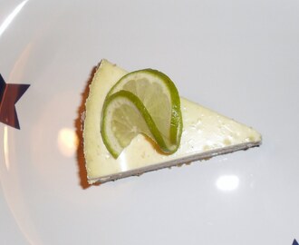Jordgubbscheesecake med en touch av lime!!