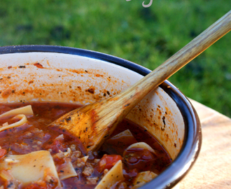Sycąca zupa a’la Lasagna