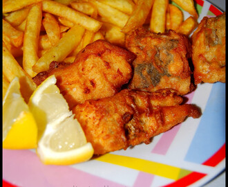 Ryba w cieście podana z frytkami (Fish&Chips)