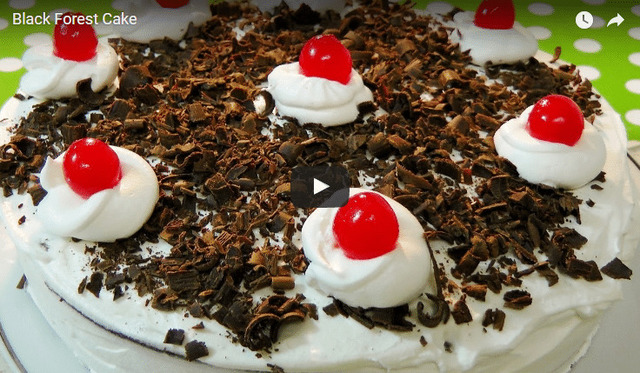 Black Forest Cake Recipe Video