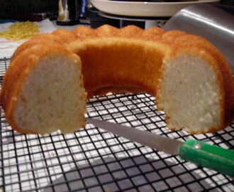 Egg White Cake  - another installment in what to do with leftover egg whites