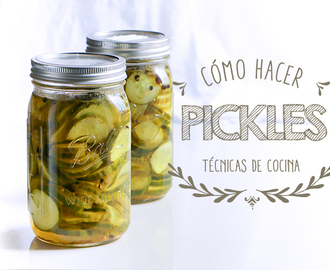 Como hacer Pickles o Pepinillos encurtidos