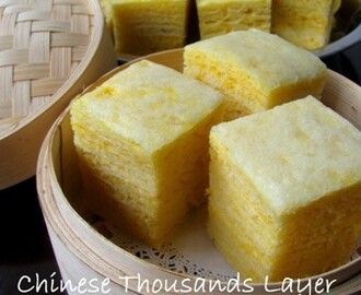 Chinese Thousands Layer Steamed Cake 千层油糕