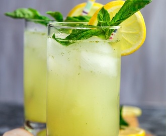 Basil Ginger Lemonade with Dorot