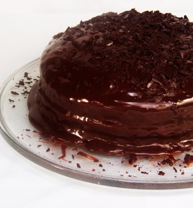 Home-made Moist Chocolate Cake for My Mom's Birthday