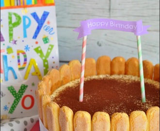 Torta tiramisù - Happy birthday Re-cake!