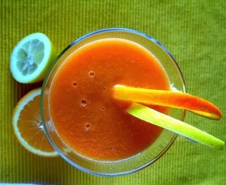 pomarańcza + marchewka + banan + cytryna + imbir + miód