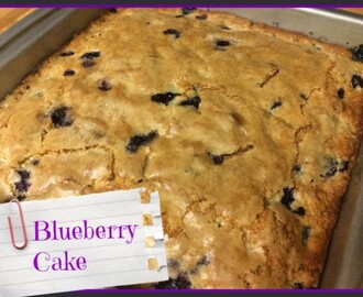 Blueberry Cake