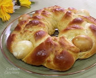 Italian Easter Bread (Pane di Pasqua) #SundaySupper