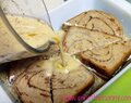 Cream cheese stuffed french toast bake