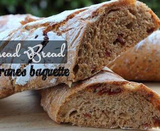 Mediterranes – no knead – Baguette Brot