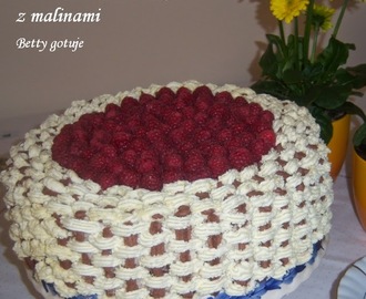 Tort Szwarcwaldzki z malinami - Black Forest Cake