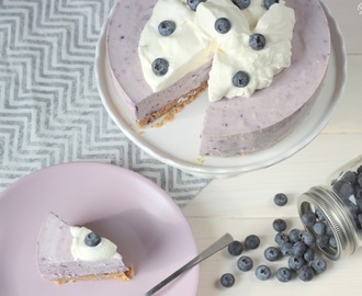 Blueberry Cheesecake ohne backen mit Exquisa [Kooperation]