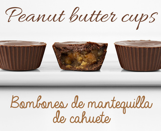 Peanut butter cups - bombones de mantequilla de cacahuete