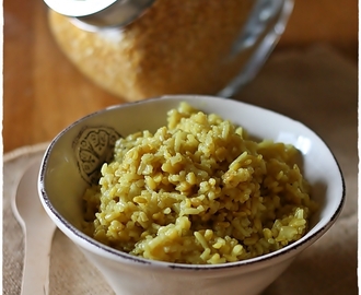 Khicheri – Riso indiano con fagioli mung e spezie – Indian spiced rice with mung dal
