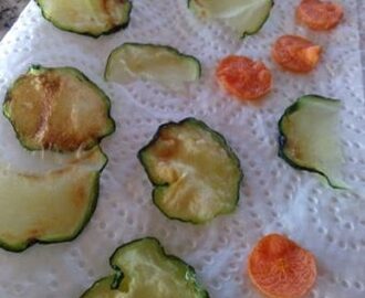 ¿Cómo hacer chips de verduras en el microondas?