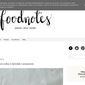 Foodnotes