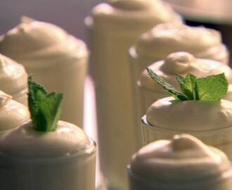 White Chocolate Mint Mousse