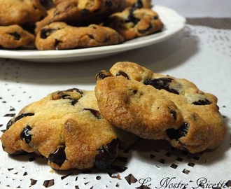 Cookies con Mirtilli e cioccolato bianco
