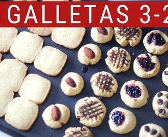 GALLETITAS FÁCILES 3-2-1 ¡Las galletas más ricas del mundo! ft. Vainilla Crocante