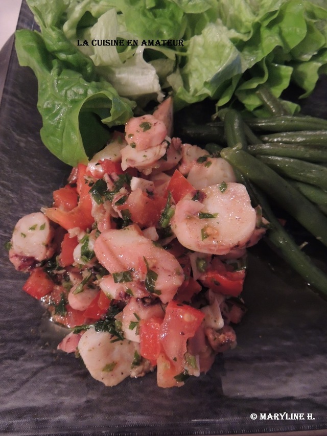 Salade de calamars à la provençale