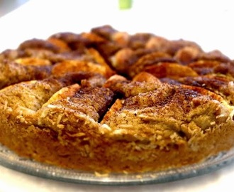 Äppelkaka med kanel och kardemumma - utan vete och socker