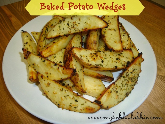 Baked (Garlic Herb) Potato Wedges